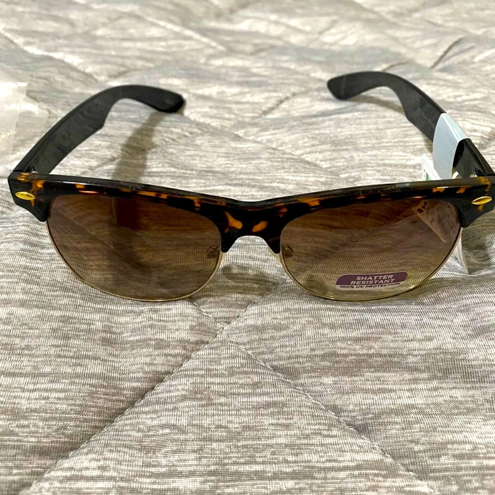 Xhilaration Large Clubmaster Tortoise Sunglasses